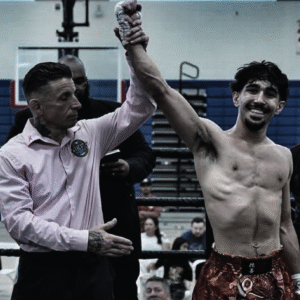 Zaid Ahmadzai winning the Kaizen Muay Thai Championship on October 4, 2025